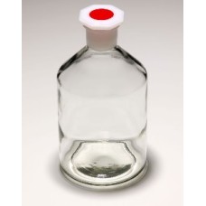SBC100 - Flacon 50 ml en verre sodocalcique clair, avec bouchon PE