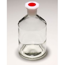 SBC102 - Flacon 100 ml en verre sodocalcique clair, avec bouchon PE