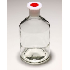 SBC104 - Flacon 250 ml en verre sodocalcique clair, avec bouchon PE