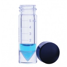 W986279NG - Fiole V Vial® 5,0 mL col filete en verre clair borosilicate de Type I, graduee, avec bouchon 20-400 