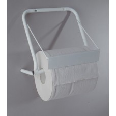 SUPMURAL - support mural en metal laque blanc pour bobines