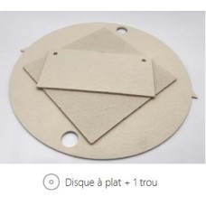 FT307A258/40	paq. de 100 plaques filtrantes, 258/40 mm