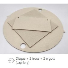 FT308A328/C	paq. de 100 plaques filtrantes, 328 mm capillery