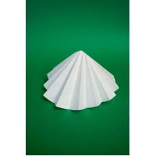 QT42P0125 - boite de 100 filtre plisse quantitatif rapide, 125 mm