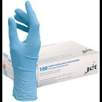 GN1807U - Gant nitrile non poudré   bleu     Taille 7