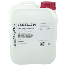 183335.1214 Acide Sulfurique 0,1275 mol/l (0,255N) solution titree 5 L Solutions volumetriques 7664-93-9
