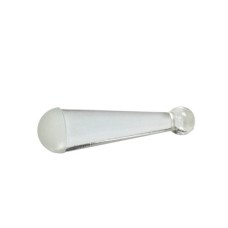BBQ018	Pilon en verre Simax 150mm, embout poli (lisse)