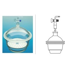 BDB014	Dessiccateur à robinet RIN 24/29 d.250mm