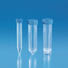 BGD024	Tube à essai PP conique gradué, 15 ml, b/150 