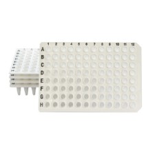 BGN039	Plaque 96 puits sans jupe 0,1 ml pour PCR/qPCR, b/10 