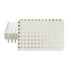 BGN044	Plaque 96 puits semi-jupée, 0.2mL pour PCR/qPCR, b/10