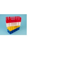 BJB005  Portoir en PP blanc, 60 tubes de 16 mm Endoplasticware