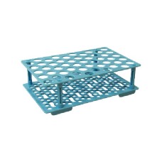 BJB086	PORTOIR PP, BLEU, pour 60 tubes (Ø 16 mm)