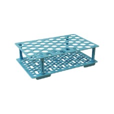 BJB090	PORTOIR PP, BLEU, pour 40 tubes (Ø 21 mm)