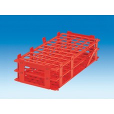 BJB512	Portoir pour micro-tubes PP, 84 positions p/tubes jusqu'au Ø. 13 mm, rouge