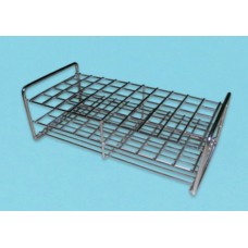 BJD005	Portoir acier inox., 24 tubes de 13 mm