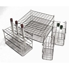 BJD032	Portoir acier inox. 6x4 tubes, 22 mm