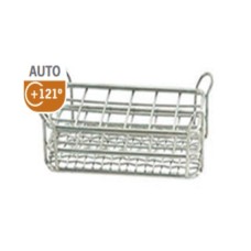 BJD037	Portoir acier inox. 24 vial, diam. 12 mm