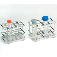 BJD521	Portoir Acier Inox 4x2T.p/tubes jusqu'à 30mm