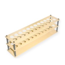 BJJ016	Portoir PVC 24 (2x12) tubes 17 mm
