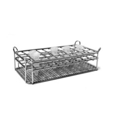 BJL015	Portoir acier inox, 25 microtubes 1,5 ml