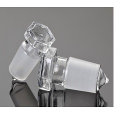 BMC003	Bouchon en verre creux hexagonal à base pointue p/esm 12/21
