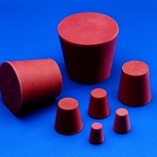 BMD071	Bouchon conique Caoutchouc rouge 9x6mm h.18