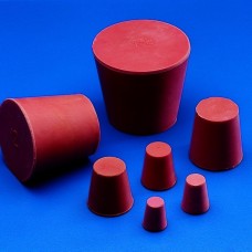 BMD092	Bouchon conique Caoutchouc rouge 65x52