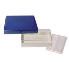  BPG009  Boite plastique blanche pour 25 lames 76x26mm Nahita