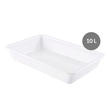 BTL024	Bac plat sans couvercle HDPE, 10 L