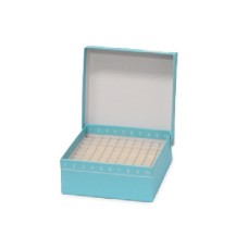BYF094	Cryoboîte carton Bleu, 100x2mL covercle à charnières