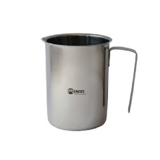 CCG008	Carafe en acier inoxydable avec rebord et bec verseur 250mL