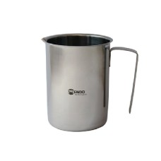 CCG009	Carafe en acier inoxydable avec rebord et bec verseur 500mL