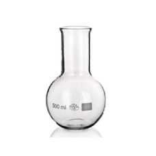 CDG009	Ballon fond plat col large Simax 250ml