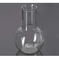 CDG028	Ballon fond plat  col large 100ml Glassco