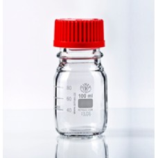 CFB005	Flacon ISO Simax cap+bague rouge 100ml