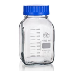 CFB025	Flacon ISO bouchon bleu 1000 ml, GL80, SIMAX