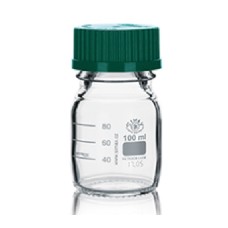 CFB040	Flacon ISO Simax  cap+bague vert 100ml