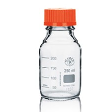 CFB051	Flacon ISO Simax  cap+bague orange 250ml