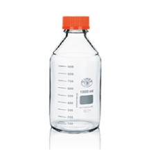 CFB053	Flacon ISO Simax  cap+bague orange 1000ml
