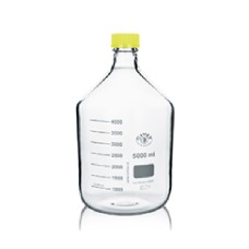 CFB066	Flacon ISO Simax  cap+bague jaune 5000ml