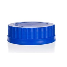 CFG048	Bouchon PP bleu p/flacon ISO GL80, SIMAX