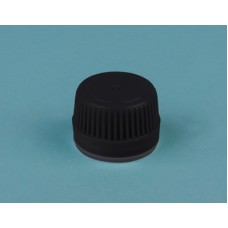 CGL010 : Bouchon Noir avec bague d inviolabilité DIN28 