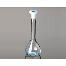 DDB028 : Fiole jaugée classe A  a/bouchon, Glassco  25mL