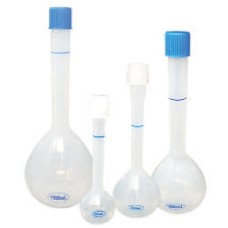 DDP008	Fiole jaugée en PP avec bouchon à vis, 50 ml 
