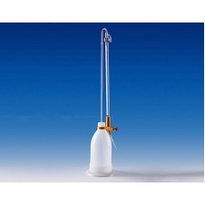 DNR005 : Burette à titration 10ml 1/20 bouton poussoir ORANGE,