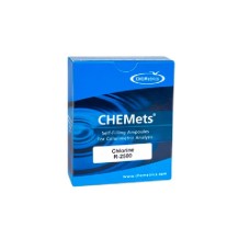 NBD019	Chlore (libre et total), mét. DPD 0-1/0-5 ppm.Type: CHEMets. Rechange. 30 det.
