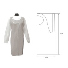 RBK001	tablier PS blanche (c/100)