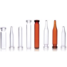 08-0900 - Fiole à fond conique 300 µL, clair, 6 x 32 mm, haut à sertir, verre borosilicate de Type I 
