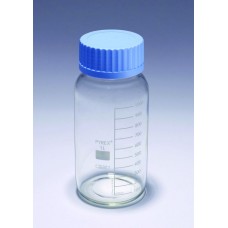 1523/06 - Flacon de laboratoire GLS80 à col large, 250 ml avec capuchon et bague anti-goutte